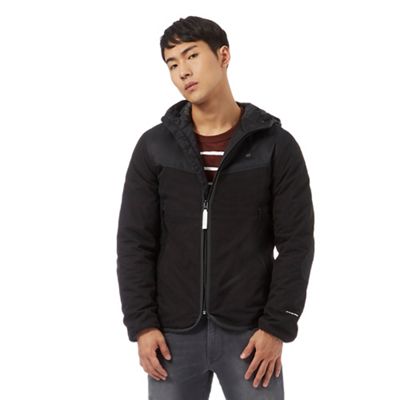 Fred Perry Black hooded jacket